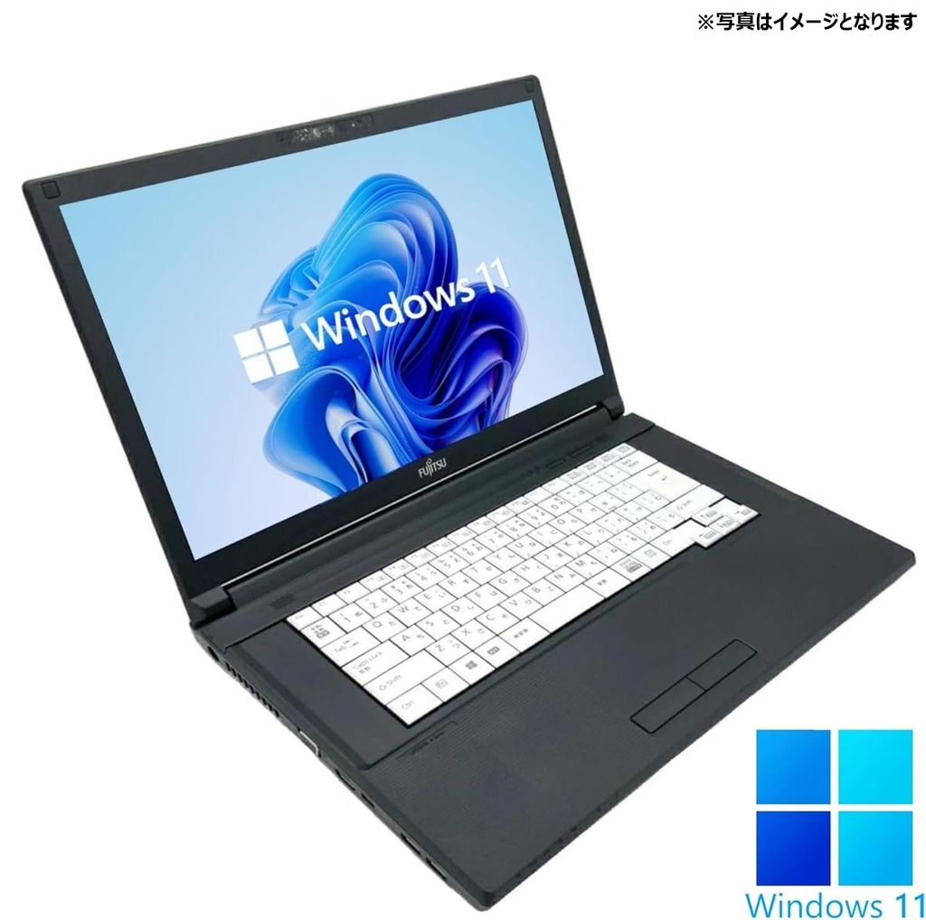 FUJITSU「A7511/G」Win11/office 2024/i3-11世代/8GB/SSD 256GB/15.6型